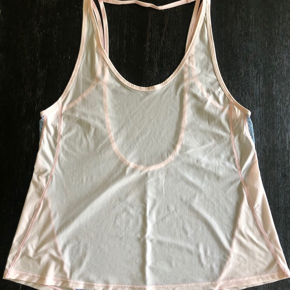 Pink and Grey Lululemon Tank Top-Size 8 - Picture 2 of 3